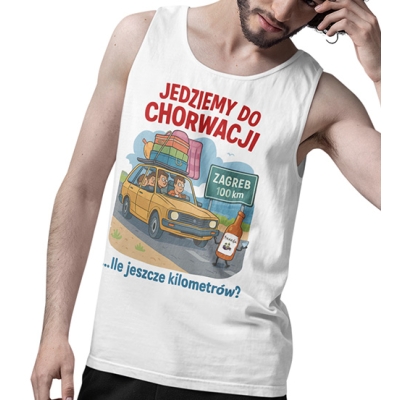 TANK TOP WAKACYJNY Jedziemy do Chorwacji